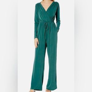 BCBGeneration Surplice Jumpsuit